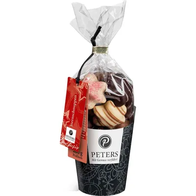Produktbild von Peters Sternschnuppen Trüffel und Weihnachts Pralinen Mischung 200g