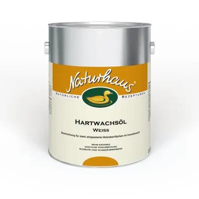 Produktbild von Naturhaus Hartwachsöl weiss 0,75L