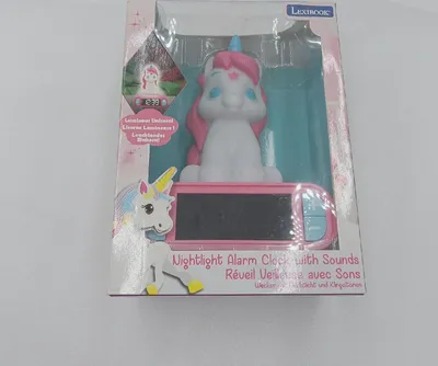 Produktbild von LexibookRL800UNI Nachtlicht Kinder leuchtend Einhorn Soundeffekte Uhr Alarm Elaützung