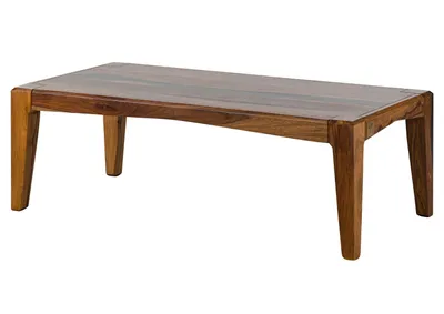 Image de MASSIVMOEBEL24 | ANCONA #203 Table basse en bois de sheesham - laqué / brun foncé 120x60