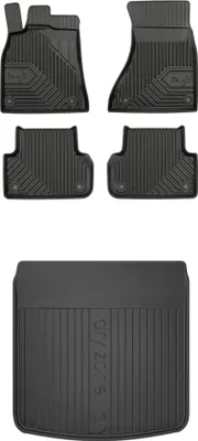 Produktbild von FROGUM Gummimatten Auto Fußmatten + Kofferraummatte für Audi A5 Sportback 8T 09-11