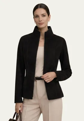 Produktbild von Lederjacke - Slim Fit beidseitig tragbar - Größe: L