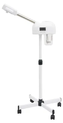 Image de Appareil de vapeur pour le visage pour une utilisation à domicile - Sauna facial à nano-technologie - Nettoyage en profondeur - Vapeur hydratante - 220 V - Portable