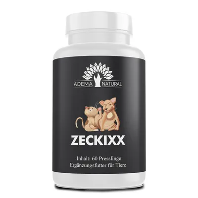 Produktbild von Adema Animal® Zeckixx Tabletten – zum Schutz vor Zeckenbefall - Entwickelt mit hochwertigen Inhaltsstoffen für den täglichen Gebrauch - für Hunde