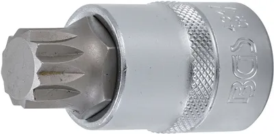 Immagine prodotto di BGS bit presa quadra 12,5 mm (1/2") interno multidente (per XZN) M18 - 4347