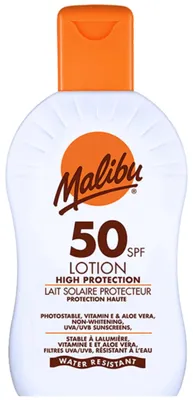Productafbeelding van Malibu Protective Lotion SPF50 waterbestendige zonnebrandlotion 200 ml