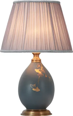 Obrázek produktu pro Fine Asianliving Čínská stolní lampa porcelánová se stínítkem E27 Orientální stolní lampa keramická noční lampičky ložnice obývací pokoj