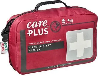Obrázek produktu pro Care Plus Family, Cestovní sada první pomoci, Červená, Textil, Zip, 210 mm, 50 mm