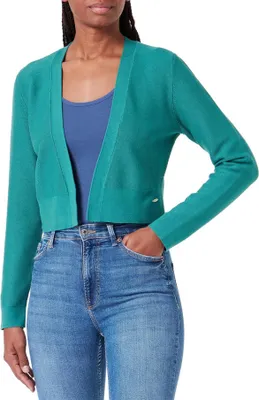 Produktbild von Betty Barclay Strickjacke Langarm figurnah ohne Verschluss Uni 46 cm Gesamtlänge