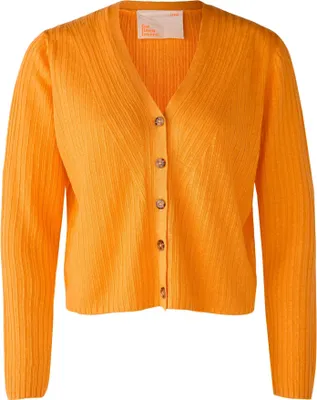 Produktbild von Oui Strickjacke flame orange 34
