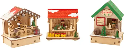 Immagine prodotto di set di lampade a piede piccolo per il mercatino di Natale