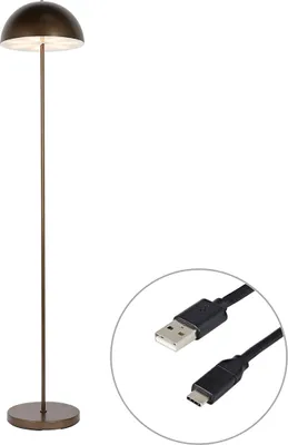Produktbild von Outdoor Stehleuchte Pilz DunkelBronze Wiederaufladbar Keira