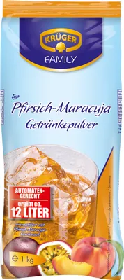 Image de KRÜGER 1073198007 KRÜGER Pfirsich-Maracuja Getränkepulver 1,0 kg