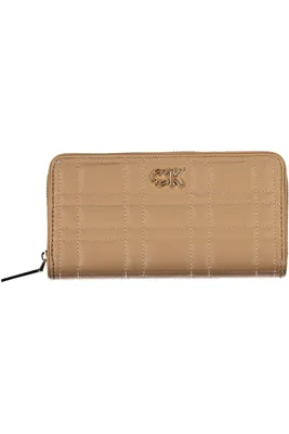 Produktbild von Damenbrieftasche Beige mit RFID-Schutz und Reißverschluss, 5 Fächer