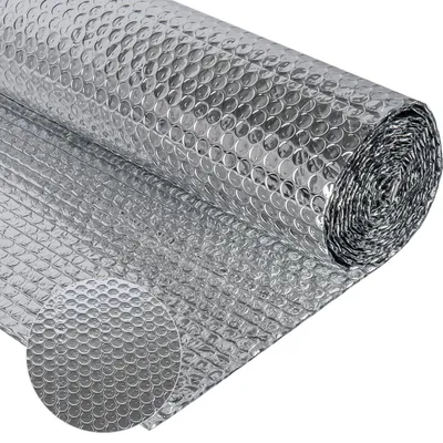 Produktbild von Heizkörperfolie Wärmereflexionsfolie Isolierfolie - 150 cm x 2,5 m - Aluminium - Selbstklebend - Für Heizkörper und Fenster