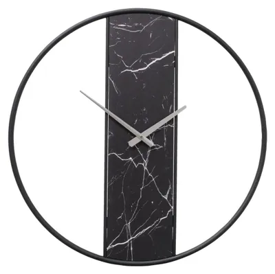 Produktbild von Wanduhr SIYAH im modernen und klassischen Design, Schwarz, Batteriebetrieben, Ø 62 cm