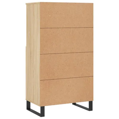 Produktbild von Highboard Sonoma-Eiche 60x36x110 cm Holzwerkstoff