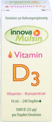 Obrázek produktu pro Innova Mulsin roztok vitaminu D3, 10 ml roztok