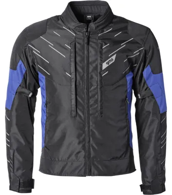 Immagine prodotto di GMS Kasai giacca impermeabile in tessuto da moto, nero/blu, XL