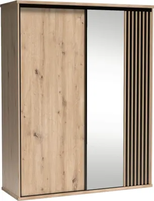 Produktbild von Kondela Kleiderschrank mit Schiebetüren Koli C14 179 – Eiche Artisan / Schwarz