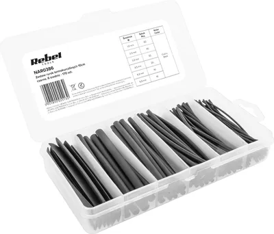 Produktbild von Schrumpfschlauch-Set, 10 cm Schrumpfschlauch, 170 Stück