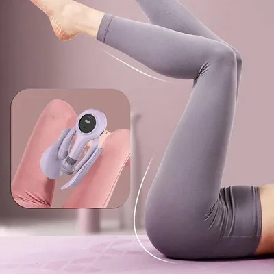 Produktbild von Famanu Beckenbodentrainer mit Beinhebe- und Armtraining - Rosa Oberschenkeltrainer