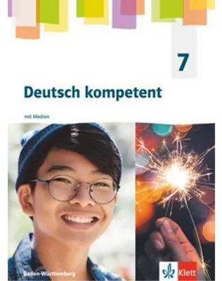 Obrázek produktu pro Deutsch kompetent 7. Schulbuch mit Medien Klasse 7. Ausgabe für Baden Württemberg