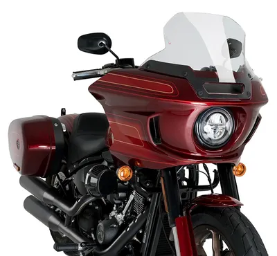 Zdjęcie produktu dla PUIG 21366W High-Road Touring pasuje do HARLEY DAVIDSON SOFTAIL LOW RIDER ST FXLRST Przezroczysty