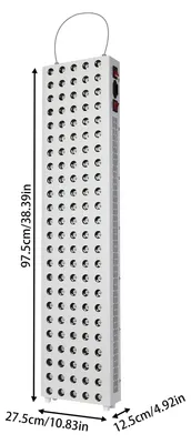 Zdjęcie produktu dla Lampa do terapii światłem LED - Urządzenie do terapii czerwonym światłem - Terapia bliskiej podczerwieni (NIR) - Urządzenie do terapii światłem - Łagodzenie bólu - Moc 600W