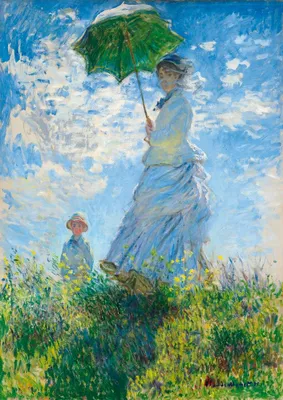 Immagine prodotto di Bluebird Puzzle - Puzzle artistico: Claude Monet, "Donna con l'ombrellino" - 1000 pezzi