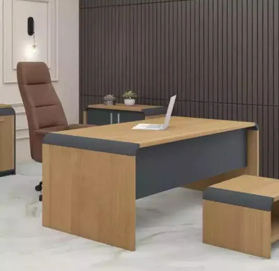 Produktbild von Tisch Büro Möbel Arbeitszimmer Schreibtisch Design Arbeitstisch Chefschreibtisch