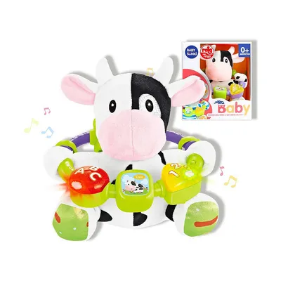 Image de Peluche musicale Reig 20 cm Vache