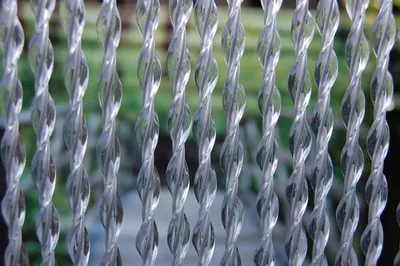 Produktbild von La Tenda RIVA 1 Streifenvorhang transparent,Maße:90 x 210 cm