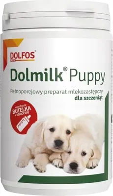 Produktbild von DOLMILK PUPPY Milchaustauscher für Welpen mit einer 300 g Flasche