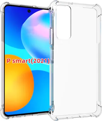 Image de Huawei P Smart 2021 Case, Transparent Soft TPU Bumper, Shockproof Protective Case pour Huawei P Smart 2021