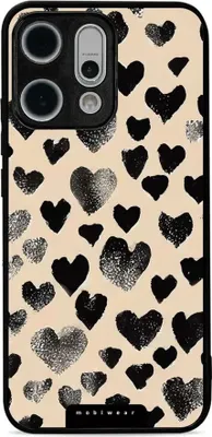 Produktbild von Handyhülle für Oppo Reno 14, Mobiwear Glossy Case, Beige Liebe