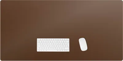 Produktbild von Farbe Braun – Schreibtischunterlage – Rutschfeste Tischunterlage – Schreibtischmatte für Büro & Zuhause – Schreibunterlage – Mauspad – Tischmatte – 120 x 60 cm