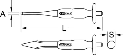 Produktbild von KS Tools 156.0242, Chrom-Molybdän-Stahl, 190 mm