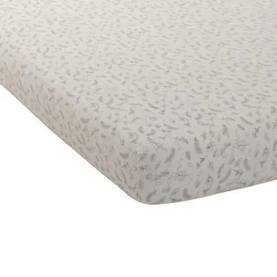 Produktbild von Bedrucktes Jersey-Spannbettlaken 70 x 140 cm, Blatthasengrau
