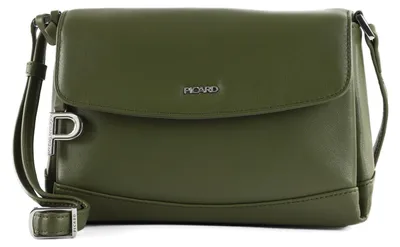 Produktbild von PICARD Leder Schultertasche Umhängetasche Really Shoulder Bag Olive olivgrün