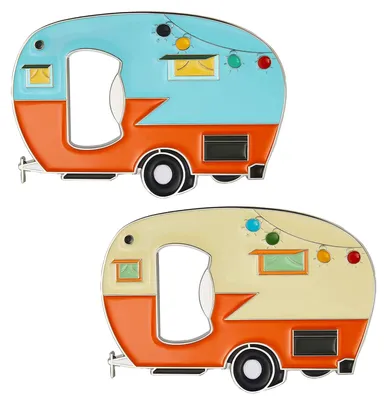 Magnetischer Flaschenöffner für Caravans, 2 Stück, Campingzubehör