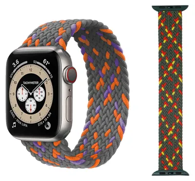Produktbild von Für Apple Watch Series 10 42mm / 9 8 7 41 / 6 SE 5 4 40 / 3 2 1 38mm Uhr Nylon Armband Ersatz