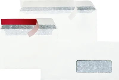 Produktbild von GPV Briefumschläge DIN Lang 110 x 220 mm weiß mit Fenster