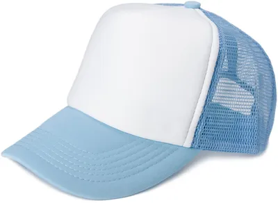 Produktbild von styleBREAKER Uni 5-Panel Trucker Cap mit Mesh-Einsatz | verstellbares Basecap mit Click Snap Verschluss | luftiges Netz Cap für Damen und Herren