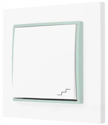 Produktbild von Karlik Mini Schalter für Treppenbeleuchtung weiß/mint