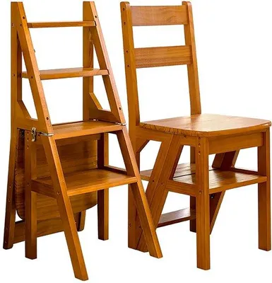 Produktbild von Klappbarer Hocker aus Massivholz kompakt