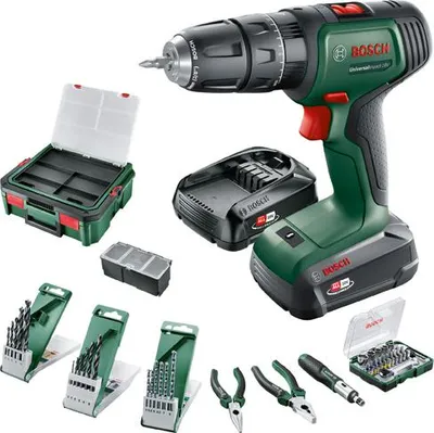 Produktbild von Akku-Schlagbohrmaschine UniversalImpact 18V + SystemBox