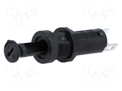 Image de 1 douille, 5 fusibles cylindriques 5x20 mm, 10A, pour boîtier de fusibles 0031.3901