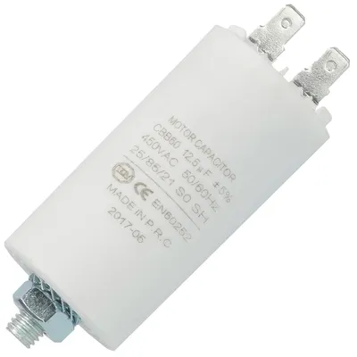 Startkondensator 12,5 µF, 450 V, 50/60 Hz, CBB60-25, bis +85 °C