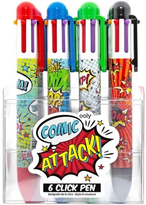 Produktbild von Druckkugelschreiber 6in1 Comics